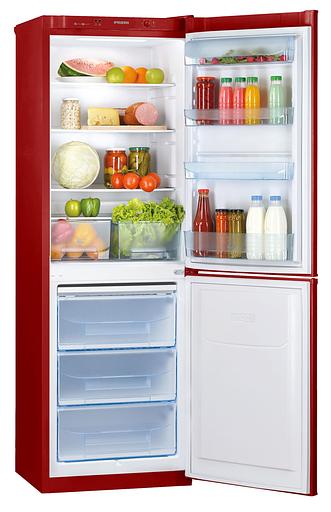 Холодильник Pozis RK-139 A рубиновый двухкамерный 188/97 л морозилка снизу фото 1