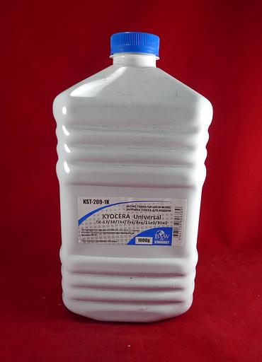 Тонер для Kyocera Universal (TK-17/18/20H/100/110/111/112/113/120/122/130/131/132/133/134/140/142/144/170/172/310/312/320/322/330/332/340/342/344/350/352/354/435/475/1110/1120/1150/1160/1170/3110/3130/3150/3160/3170/3190) (OEM совместимый) (фл. 1кг) B&W S фото 1