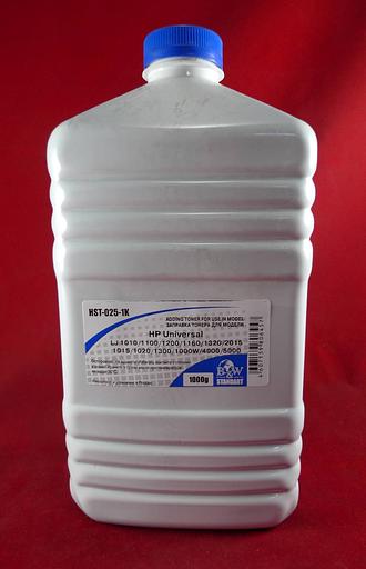 Тонер HP Universal (LJ 1010/1012/1015/1018/1020/1100/1150/5L/6L/1160/1320/2015/1000W/1200/1300/4000/5000, Canon LBP2900/3200) (фл. 1кг) B&W Standart фас. Россия фото 1