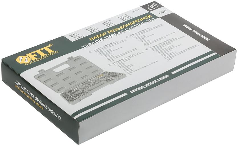 Набор FIT 70807 лерки-метчики легированная сталь профи 40шт. фото 3