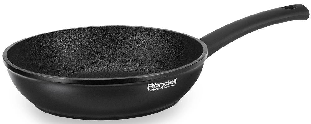Сковорода Rondell Mustang RDA-599, 28см, без крышки, черный фото 1