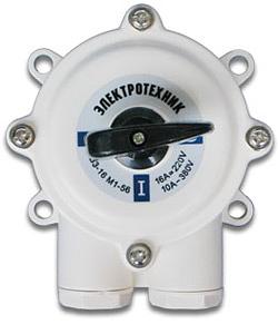 Выключатель пакетный ПВ3-16А в пл. корп. IP56 Электротехник ET001670 фото 1