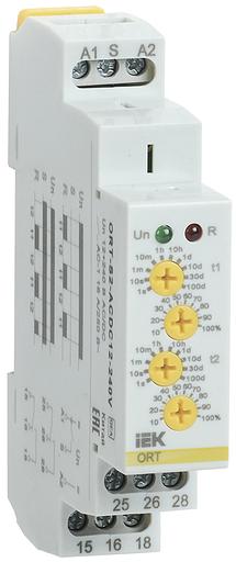 Реле циклическое ORT 2 конт. 12-240В AC/DC ИЭК ORT-S2-ACDC12-240V фото 1