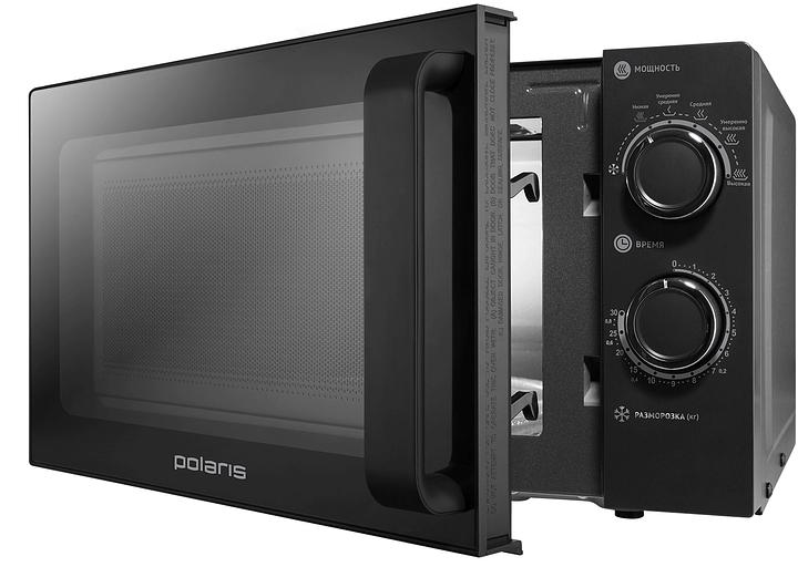 Микроволновая печь Polaris PMO 2001 RUS графитовый 20л 700Вт поворотный механизм фото 10