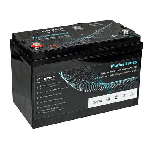 Аккумулятор LiFePO4 12V 108Ah Marine для лодочных электромоторов (LFP4-108-60P11) фото 1