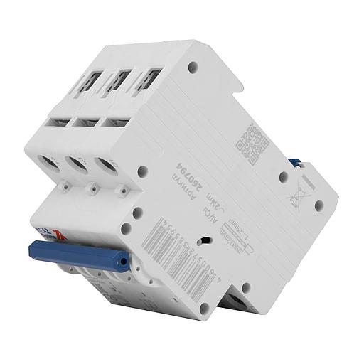 Выключатель автоматический модульный 3п C 25А 6кА OptiDin BM63-3C25-УХЛ3 КЭАЗ 260794 фото 5