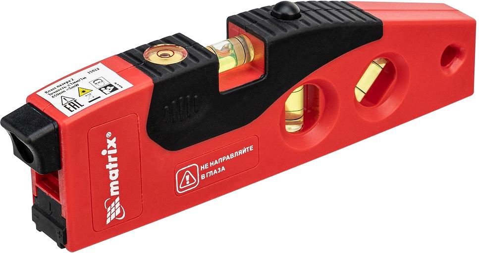 Уровень лазерный, 180 мм, 220 мм штатив, 4 глазка// MATRIX 35022 фото 3