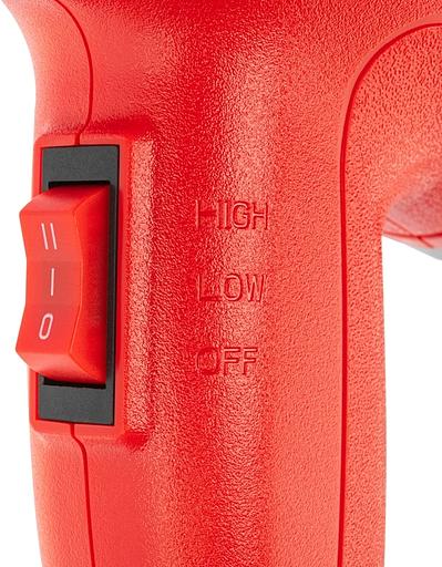 Фен строительный REXANT, 230 В/1500 Вт "STANDARD" с терморегулятором и дисплеем фото 5