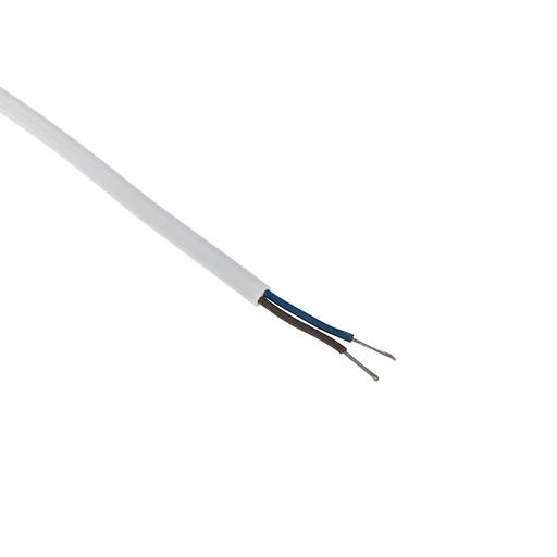 Сетевой шнур 2х0,75 мм², 1,8 м белый REXANT фото 2