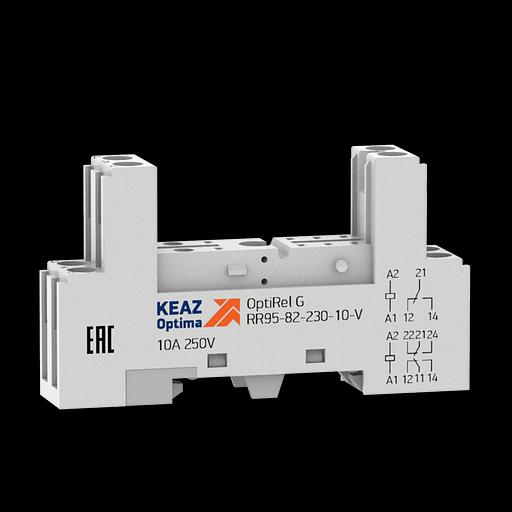 Розетка для реле OptiRel G RR95-82-230-10-V КЭАЗ 281176 фото 1