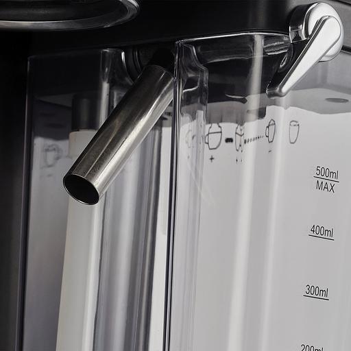 Кофеварка рожковая Polaris PCM 1535E черный/серебристый, молотый, 1.8 л, 1400 Вт, 15 Бар фото 10