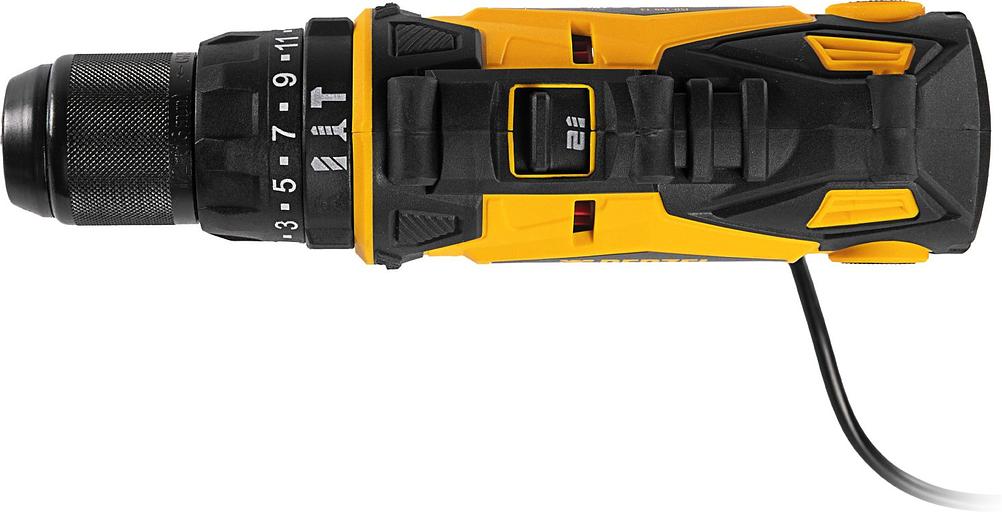 Дрель-шуруповерт Denzel ISD-300-13, 330Вт, сетевая, ударная фото 4