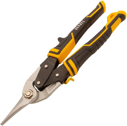 Ножницы по металлу,270мм, прямой рез,сталь-CrMo, трехкомп.рук-ки // Denzel фото 4