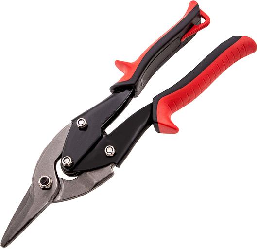 Ножницы по металлу, 250 мм, левые, обрезиненные рукоятки// Matrix фото 3