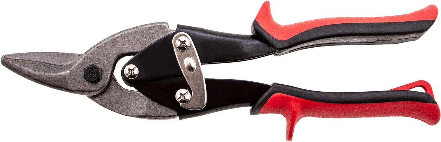 Ножницы по металлу, 250 мм, левые, обрезиненные рукоятки// Matrix фото 4