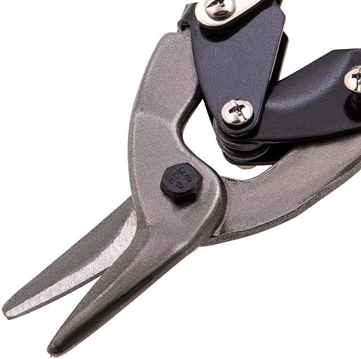 Ножницы по металлу, 250 мм, левые, обрезиненные рукоятки// Matrix фото 5