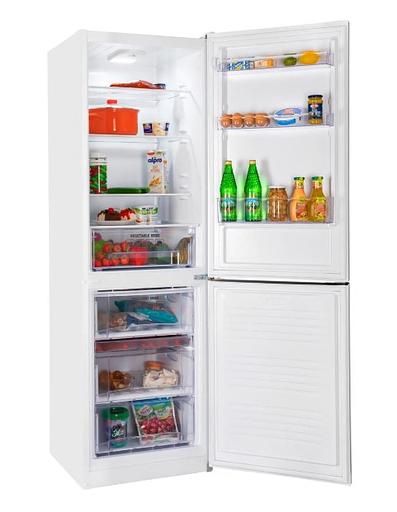 Холодильник Nordfrost NRB 152 W, двухкамерный 205/115л, морозилка снизу, белый фото 2