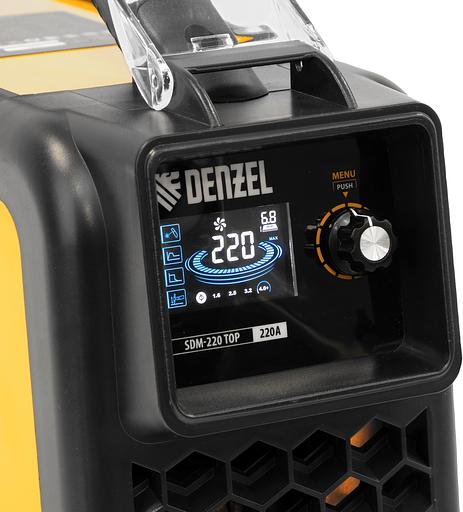 Аппарат инвертор. дуговой сварки SDM-220 Top, 220 А, ПВ 60%// Denzel фото 9