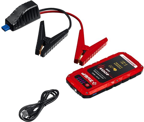 Аккумуляторное пусковое устройство: 12В, макс. 400А. ЗУБР АПУ-400 фото 1