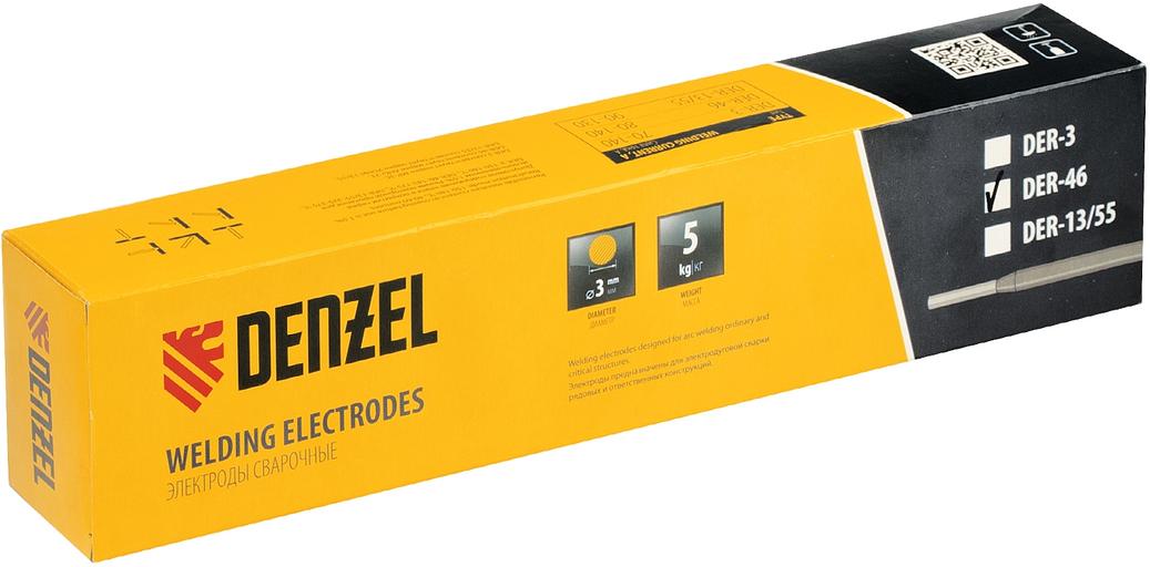 Электроды DER-46, диам. 3 мм, 5 кг, рутиловое покрытие Denzel фото 4