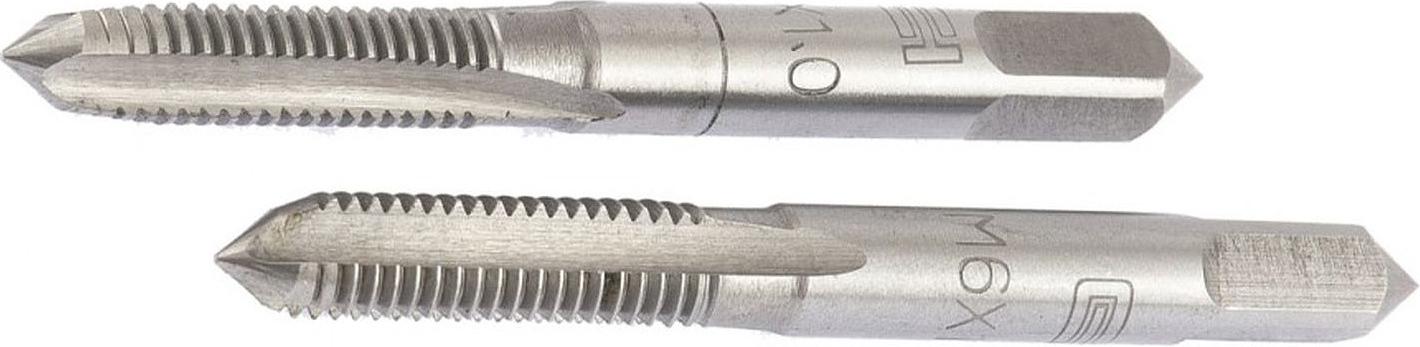 Метчик ручной М6 х 1,0 мм, комплект из 2 шт. Сибртех фото 2