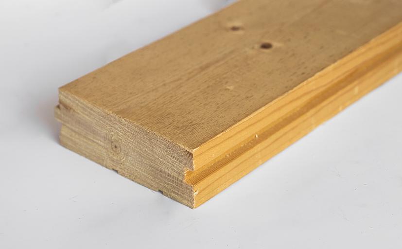 Половой шпунт категории "АВ" 36*122*6000 фото 1