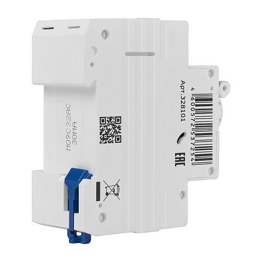 Выключатель автоматический дифференциального тока 2п с защитой от сверхтоков OptiDin D63-22C32-AC-У3 C32 30мА 4.5кА КЭАЗ 328101 фото 4