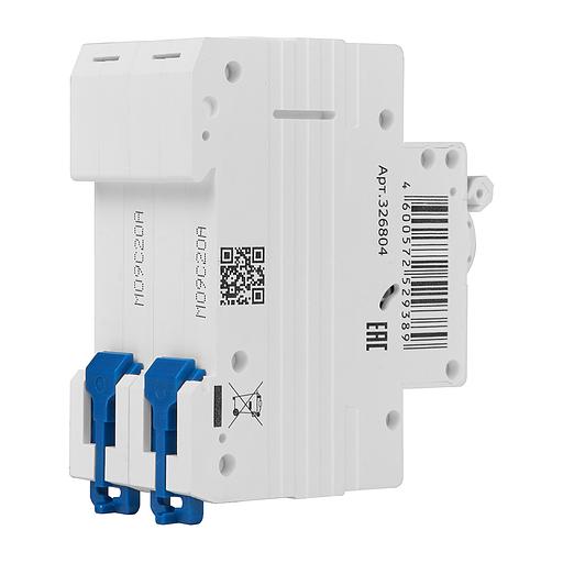 Выключатель автоматический модульный OptiDin BM63-2C20-4.5-УХЛ3 КЭАЗ 326804 фото 4
