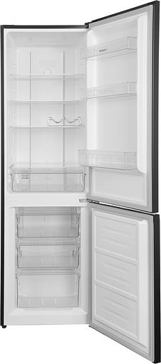 Холодильник Kraft KF-NF293D графит двухкамерный 201/61л морозилка снизу фото 1