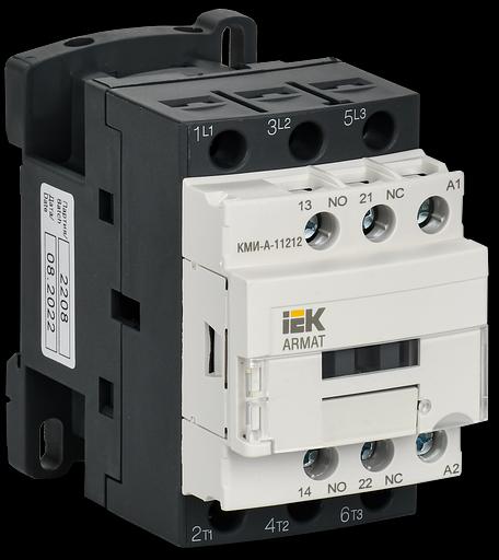 Контактор КМИ-А-11212 LC1D 12А кат. 230В AC 1НО+1НЗ AC-3 IEK AR-ACC-11-012-230-11 фото 1