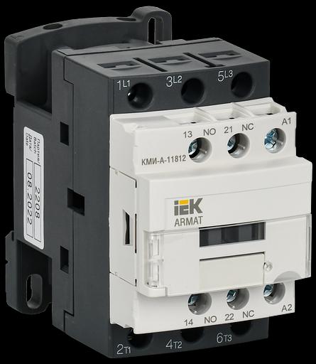 Контактор КМИ-А-11812 LC1D 18А кат. 230В AC 1НО+1НЗ AC-3 IEK AR-ACC-11-018-230-11 фото 1