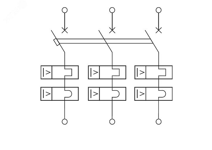 Выключатель автоматический трёхполюсный 16А C MD63N-3PC16 6кА фото 4