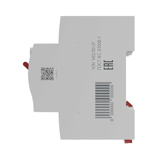 Выключатель дифференциального тока 2п 63A 30мА MDL100-2P2-63-AC АС фото 3