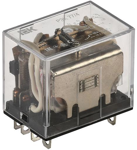 Реле промежуточное 10А 24В 4ПК РЭК77/4 без розетки фото 1