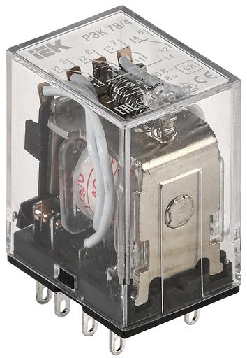 Реле промежуточное 3А 24В 4ПК РЭК78/4 без розетки фото 1