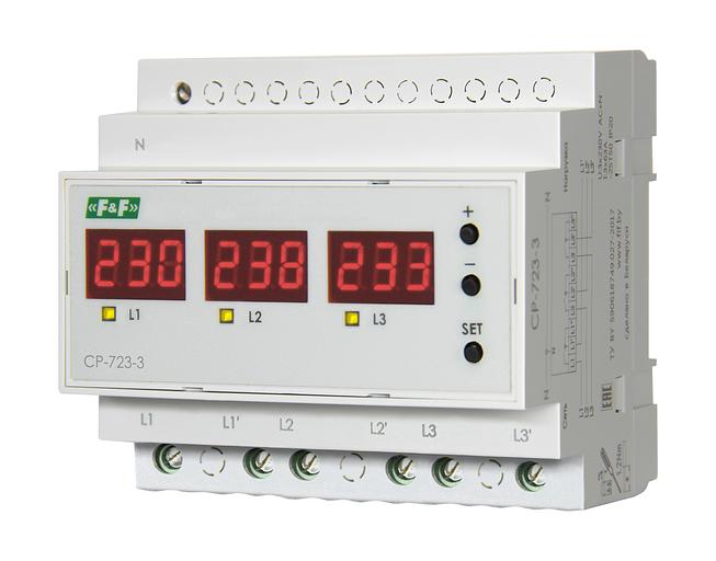 Реле контроля напряжения CP-723-3 фото 1