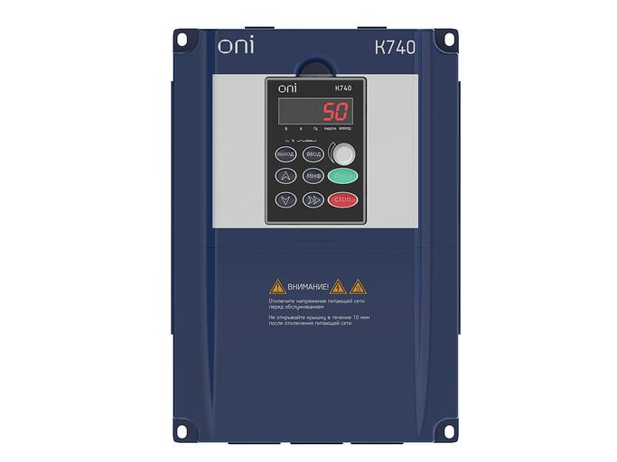 Преобразователь частоты K740 380В 3Ф 7,5-11кВт 17-25А встроенный тормоз Энкодер Profibus ONI фото 1