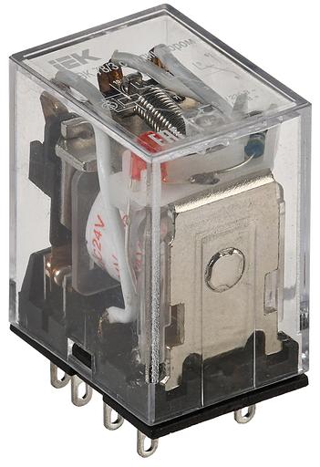 Реле промежуточное 24В DC 3пк 5A РЭК78/3 c индикацией фото 1