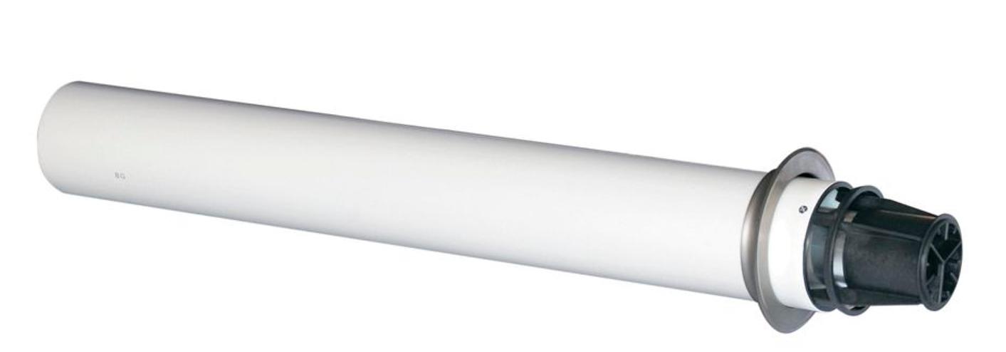 Труба коаксиальная с наконечником d 60-100 мм длина 750 мм фото 2