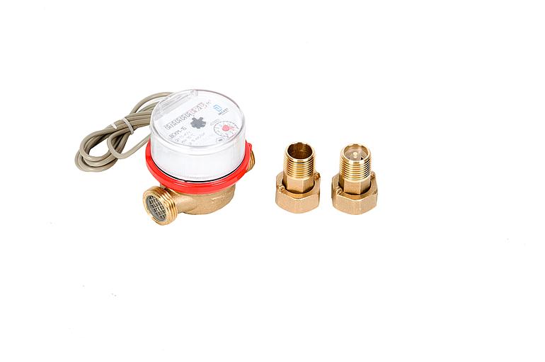 Счетчик воды универсальный с импульсным выходом ВСКМ-15 ДГ (С) (80 мм, с кмч с ОК) фото 1