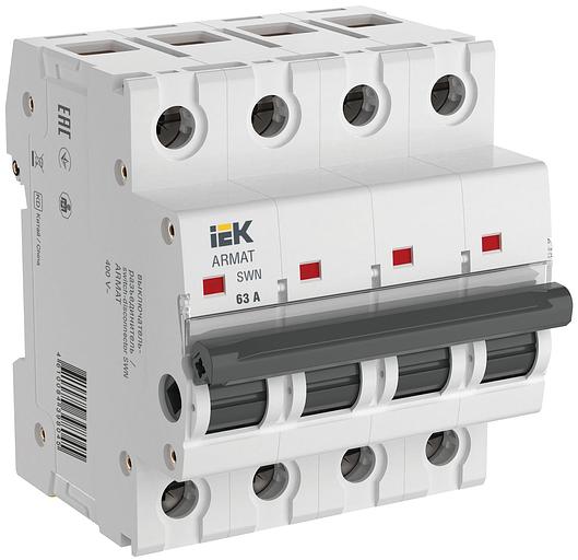 Выключатель нагрузки ARMAT SWN 4P 63А IEK фото 1