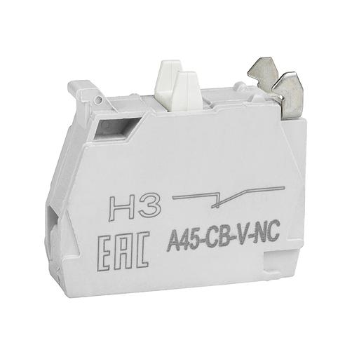 Контактный блок OptiSignal D22 A45-CB-V-NC 1НЗ винтовой зажим ZBE102 фото 1