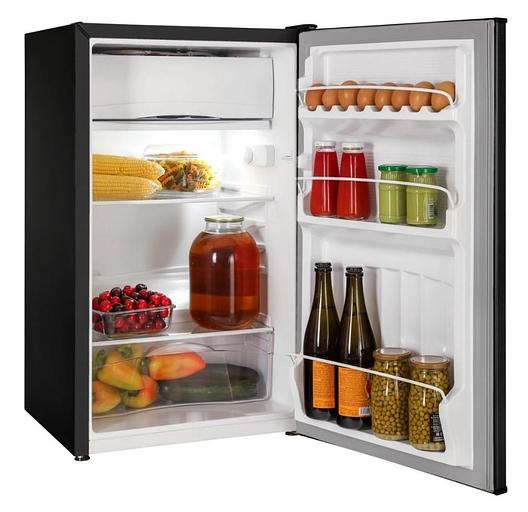 Холодильник Nordfrost NR 404 B черный однокамерный 139/11 л морозилка сверху фото 8