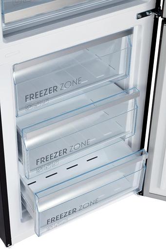 Холодильник Thomson BFC30EI03 двухкамерный черный 257/94 л морозилка снизу фото 5