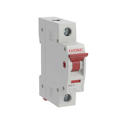 Выключатель нагрузки однополюсный 40A MSD-1P40 фото 1