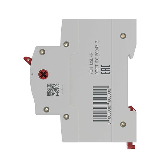 Выключатель нагрузки однополюсный 40A MSD-1P40 фото 3