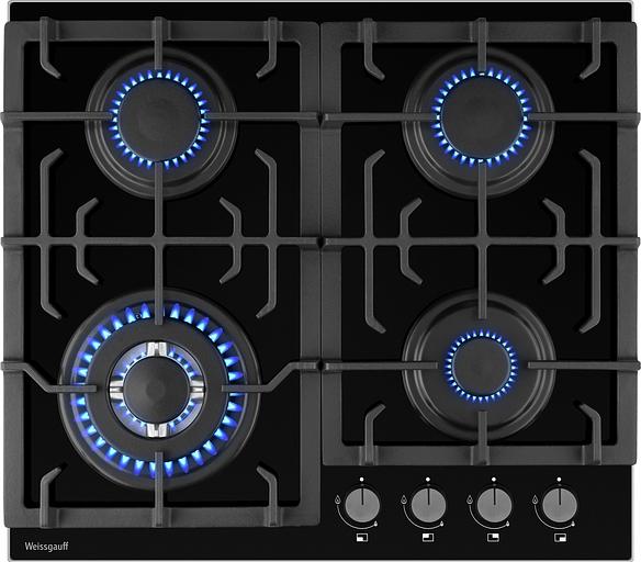 Газовая варочная поверхность WEISSGAUFF HGG 641 BGSV фото 1