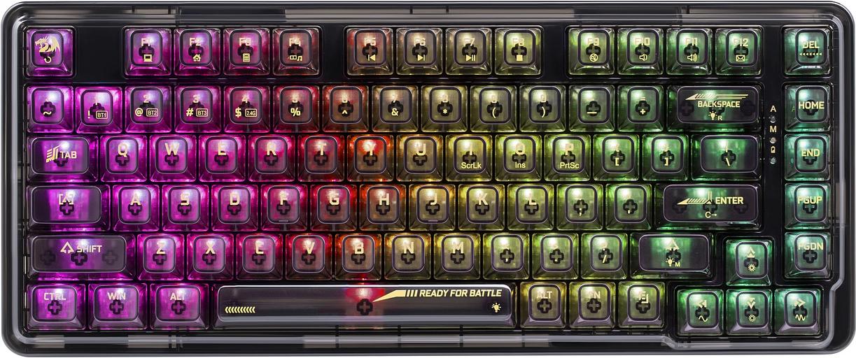 Клавиатура REDRAGON WIRELESS ELF PRO RU RGB 71742 BLACK фото 1