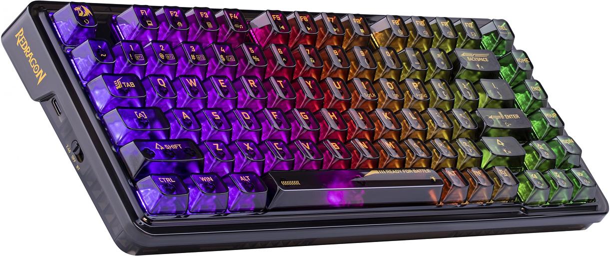 Клавиатура REDRAGON WIRELESS ELF PRO RU RGB 71742 BLACK фото 3
