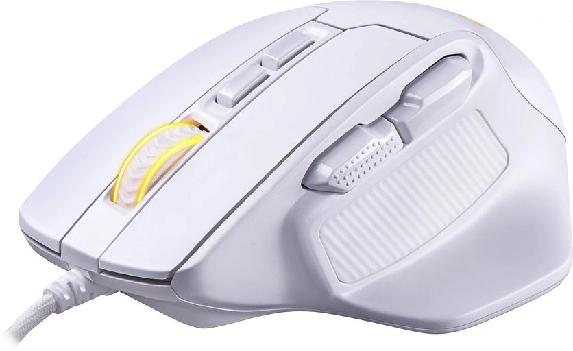 Мышь проводная REDRAGON Bullseye белый, 12400 dpi, USB, кнопки - 8 фото 6